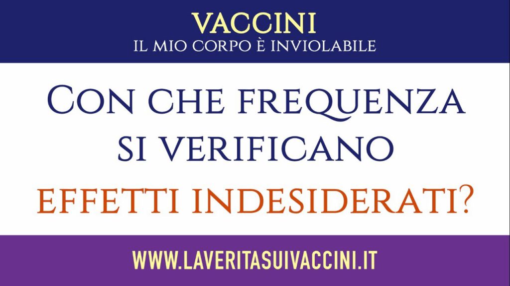 Vaccini: effetti indesiderati