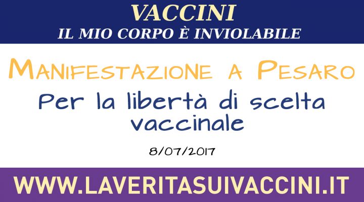 VIDEO Manifestazione per la libertà di scelta vaccinale