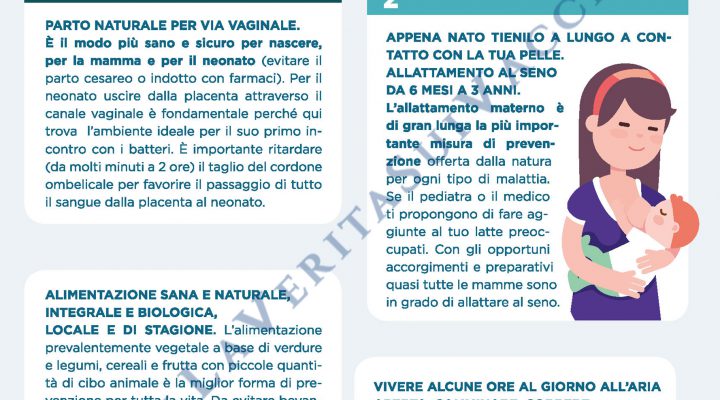 Vaccini sì o no? Pagina 8 dell’opuscolo