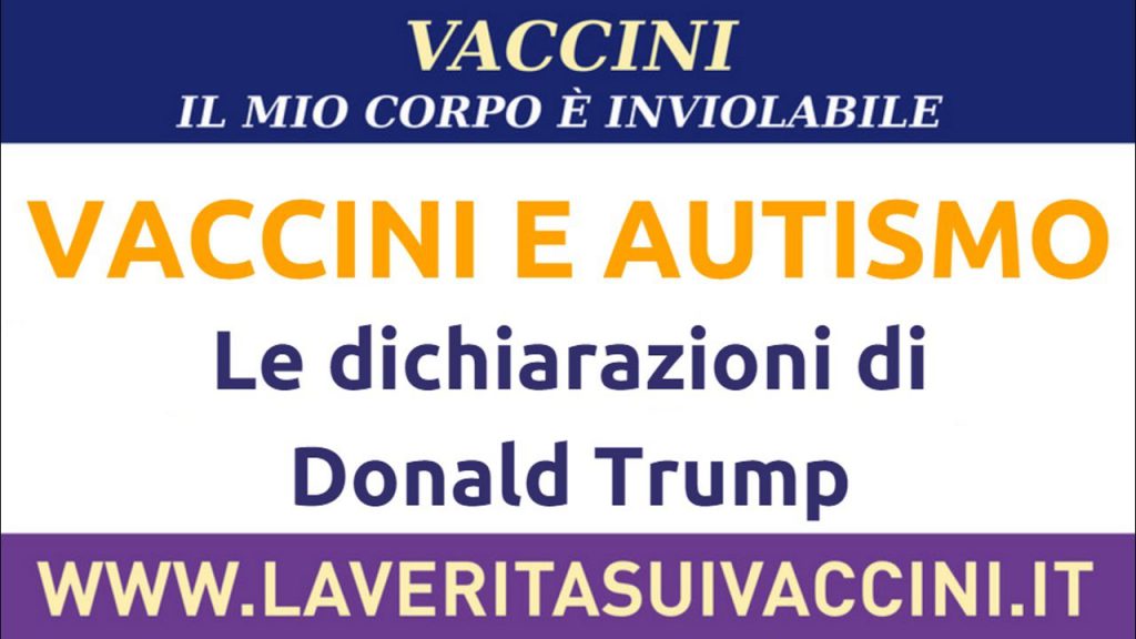 Vaccini e autismo: le dichiarazioni di Donald Trump